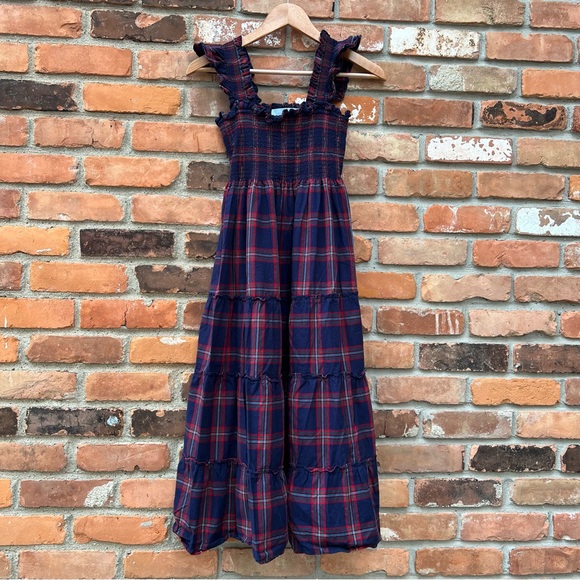 Hill House Dresses Hill House Home Ellie Nap Dress In Iris Tartan